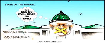 Cartoon: Who said ‘Rubber stamp?’