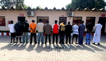 EFCC arrests 13 suspected internet fraudsters in Kano
