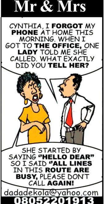 Cartoon: Gentlemen, he forgot his phone at home
