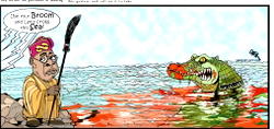 Cartoon: Father Moses, shall we?