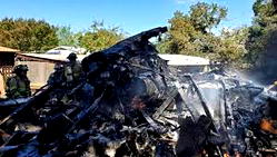 Five dead after small plane crashes near US highway