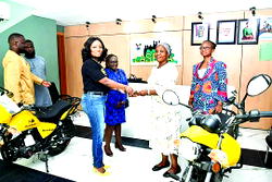 Low emission Max motorcycles to help LASG distribute resident cards