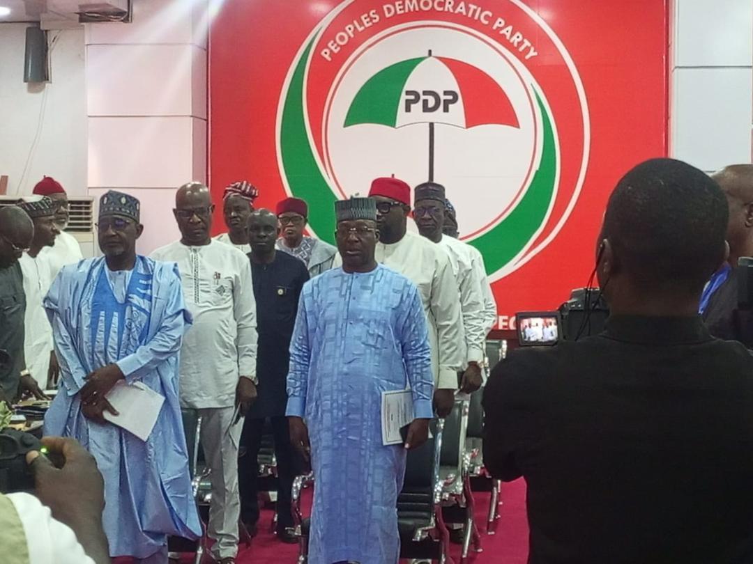 Just in: PDP NWC meets 36 state chairmen, stakeholders in Abuja