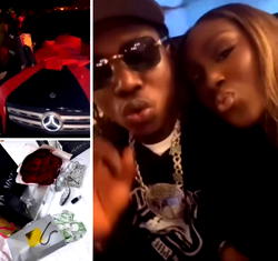 Zlatan Ibile surprises baby mama, Davita with new Benz on birthday [Video]