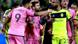 Messi, Suarez on target as Miami fight back for draw in Nashville