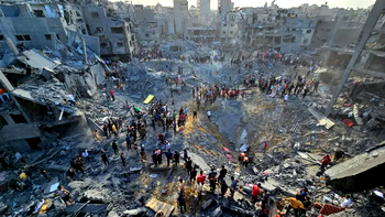 AU chief accuses Israel of ‘mass killing of Palestinians’ seeking aid