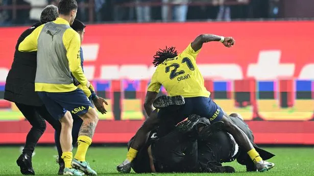 Video: Violence erupts between players, fans after match in Turkey