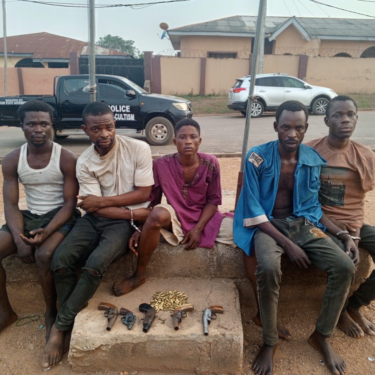Police arrest suspected cultist with 155 live ammunition, four local weapons