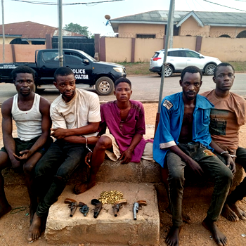 Police arrest suspected cultist with 155 live ammunition, four local weapons