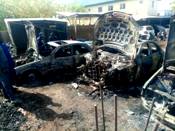 Fire razes 8 shade structures, cars in Kano
