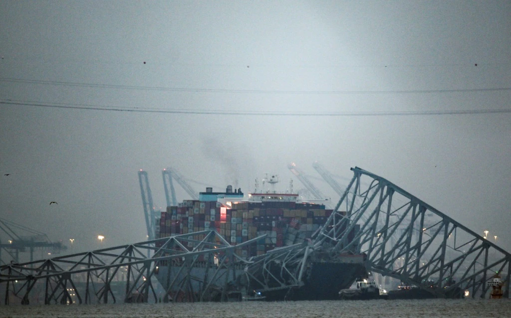 Two bodies recovered in Baltimore bridge collapse