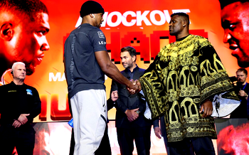 ‘Lightning will strike twice’, says Ngannou’s coach ahead fight with AJ