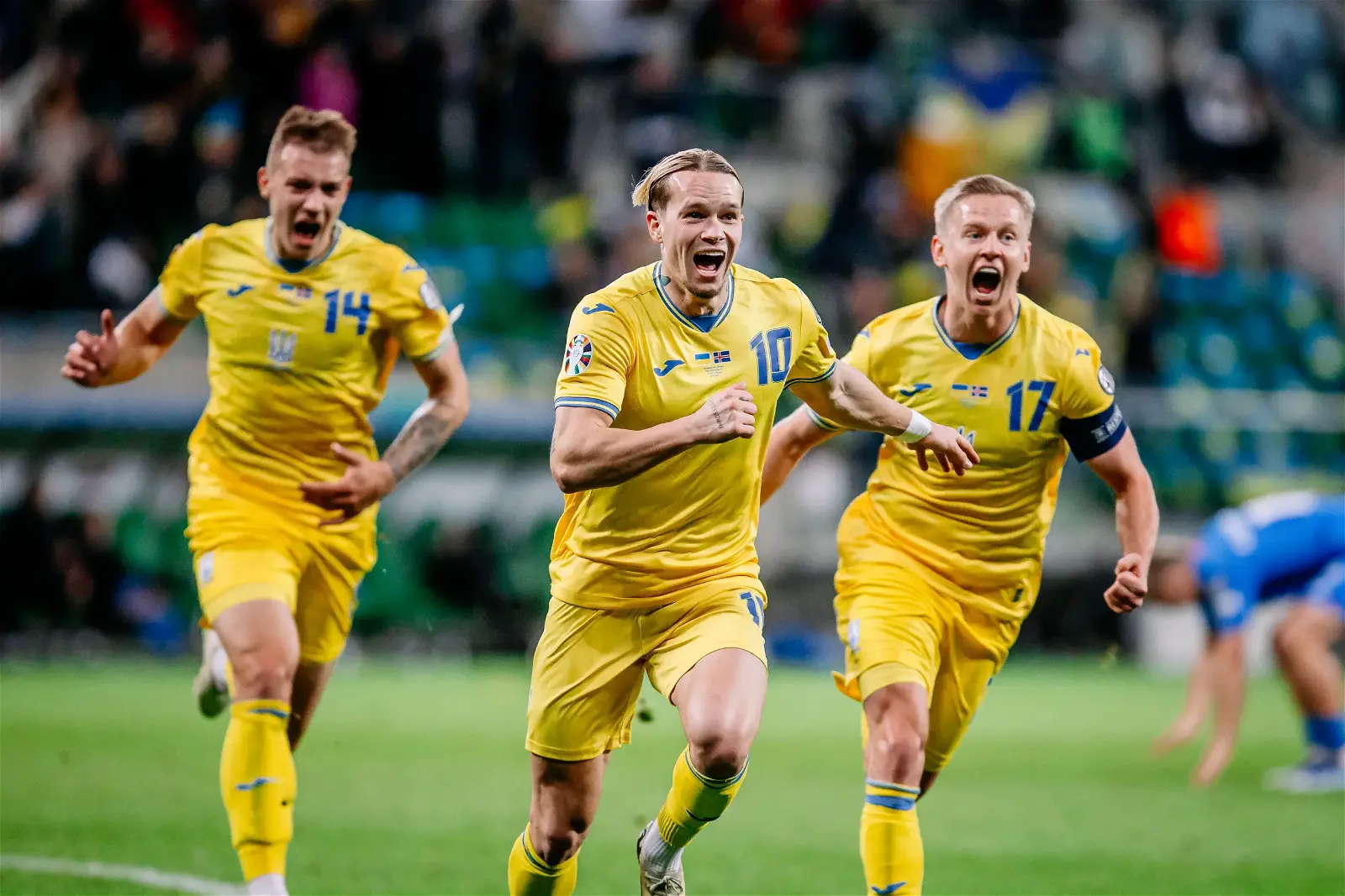 Mudryk sends war-torn Ukraine to Euro 2024