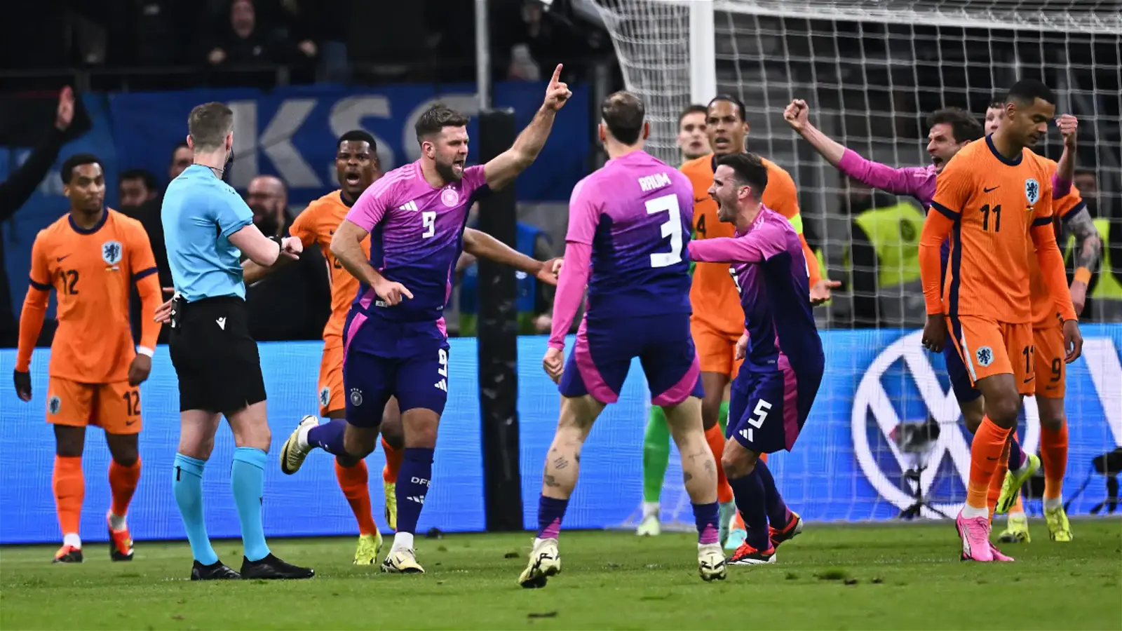 Fuellkrug strikes late to give Germany 2-1 victory over Netherlands
