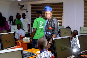 NGO distributes computers, school bags to Lagos students