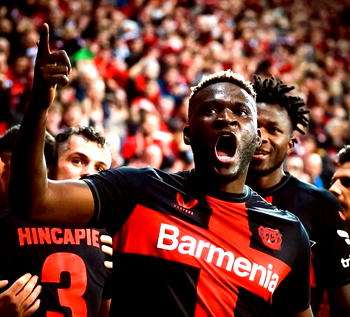 Boniface scores first Champions League goal as Leverkusen pip AC Milan 1-0