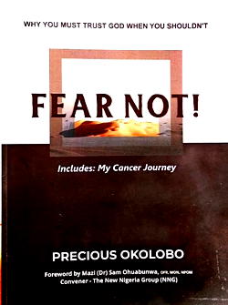 Fight fear with faith, Okolobo teaches in new book