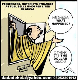 Cartoon: Who’s controlling this child called Dollar?