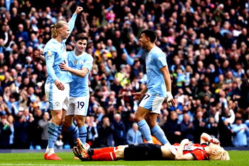 EPL: Man City wallop Luton 5-1 to move top of Premier League