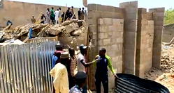 Workers trapped as building collapses in Kano