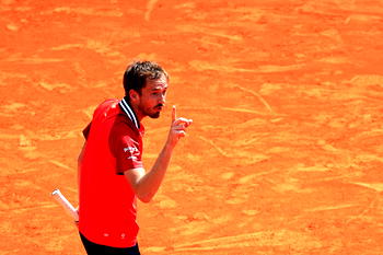 Furious Medvedev knocked out by Khachanov in Monte Carlo