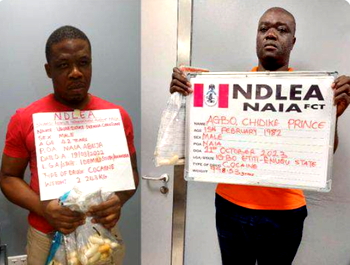 NDLEA secures life sentences for two drug kingpins in cocaine busts