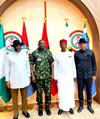 Okuama killings: Ned Nwoko meets Defense chief, seeks release of detained monarch