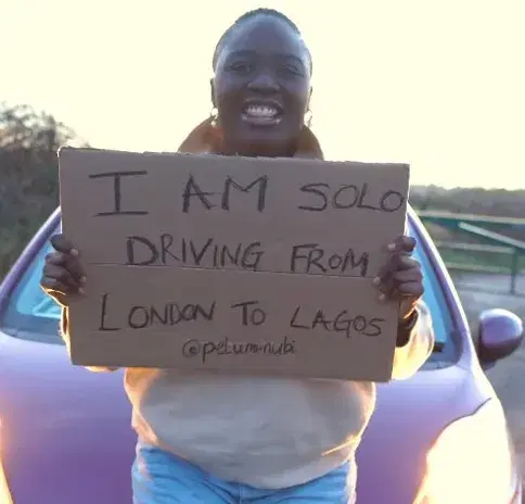 Video: Pelumi Nubi arrives Lagos after 68 days of driving from London ...