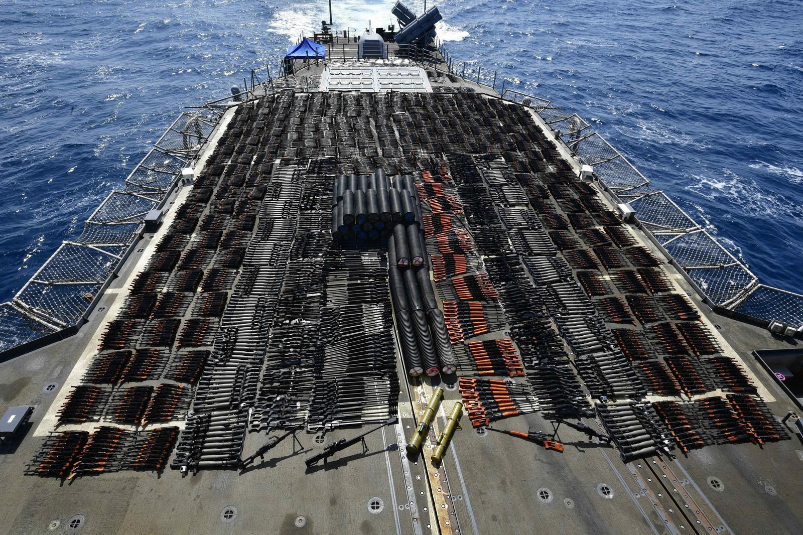 US sends seized Iran weapons, ammunition to Ukraine