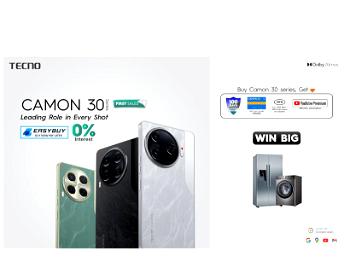 TECNO CAMON 30 Series Launches With Exciting First Sales Promo
