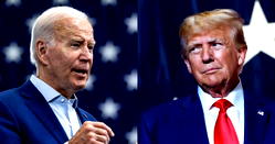 I am ‘happy to debate’ Trump, but ‘don’t know when’, says Biden