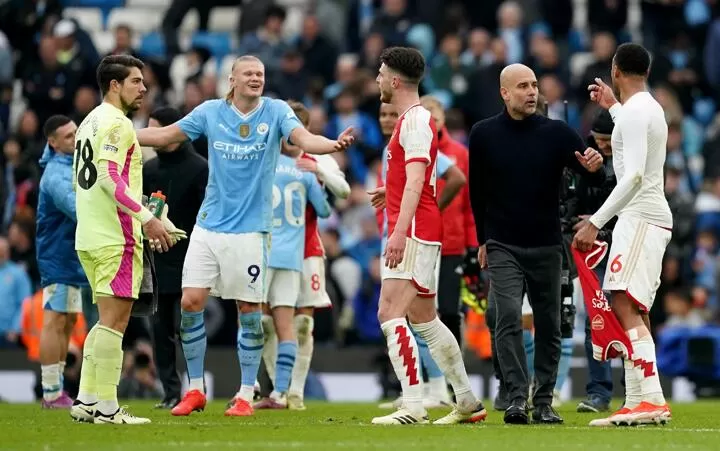 Man City’s Akanji queries lack of yellow cards in Arsenal clash