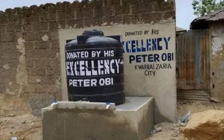 Peter Obi receives knocks over quality of boreholes donated to northern communities