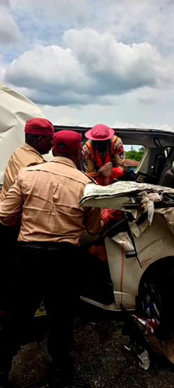 Two die, 13 injured in Ogun road crash