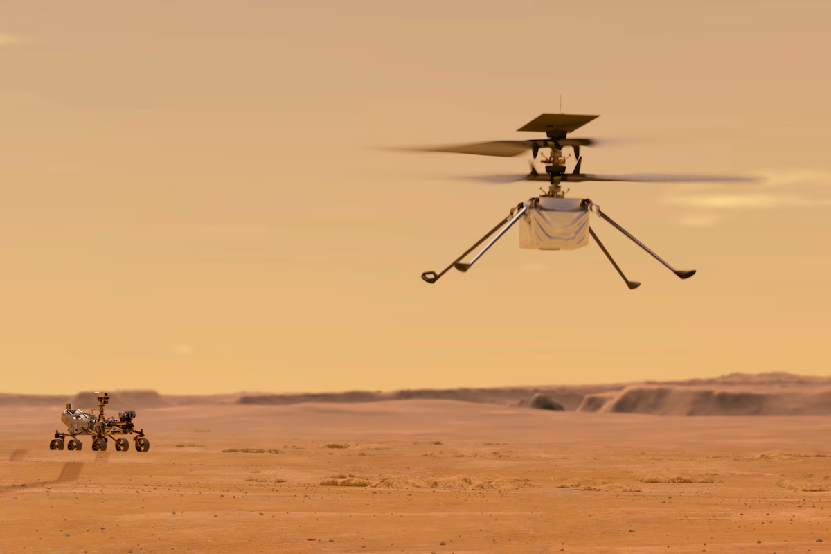 NASA Mars helicopter sends last message to Earth