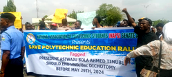 Polytechnic students protest HND/BSc dichotomy 