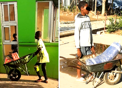 Hardship: How Benue under-aged children abandoned school, push wheelbarrow to survive  