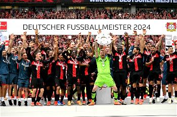 Bayer Leverkusen, five other teams unbeaten in one season