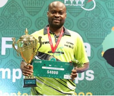 Aruna, Meshref reclaim ITTF Africa Cup title