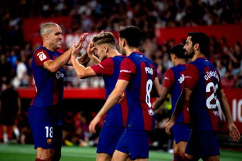 Sacked Xavi ends Barcelona reign with win at Sevilla