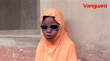 VIDEO: How policemen damaged my eye with tear gas, abandoned- Aminat, 12-yr-old, JSS3 student