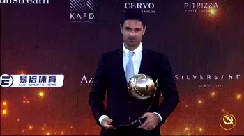 Arsenal’s Mikel Arteta wins Best Premier League Coach at Globe Soccer Awards
