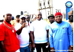 NDDC inaugurates injection sub-station in Edo community, to tar road for vigilance