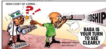 Cartoon: ‘Your Excellency, view the premium shege we live dailily’