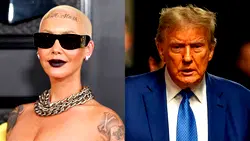 Outrage as Amber Rose endorses Donald Trump for 2024 election