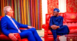 Photos: Tinubu receives former UK Prime Minister, Tony Blair