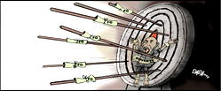 Cartoon: When the President’s mini-sters need target practice