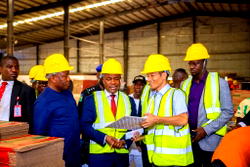 Mbah tours Enugu ceramics industry, assures of sustained Ease of Doing Business