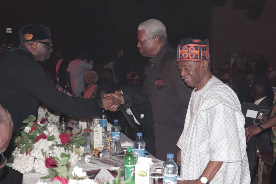 Photos: Bode George, Igbinedion, Osunkeye, others bag Vanguard Lifetime Achievement Award