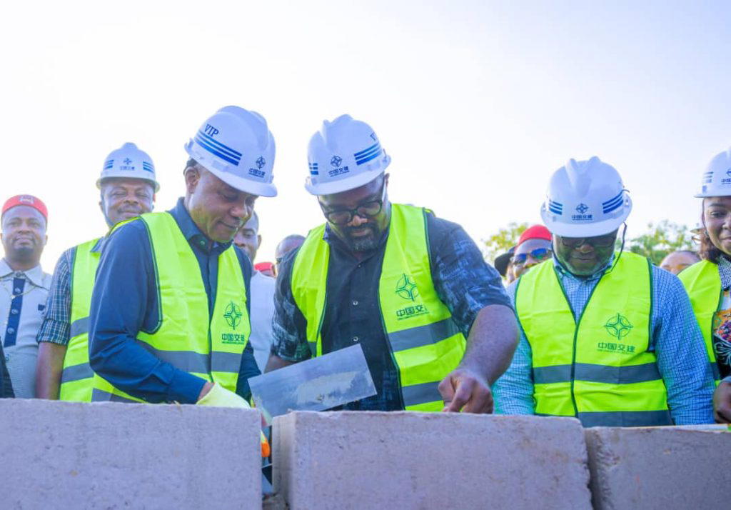 Mbah lays foundation stone for 5-star Int’l Conference Centre Hotel ...